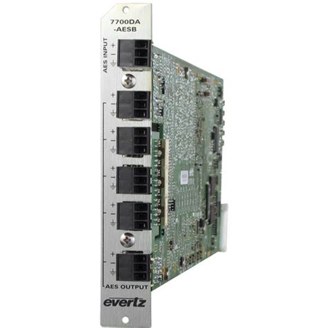 Auto Equalizing Balanced AES Distribution Amplifier 